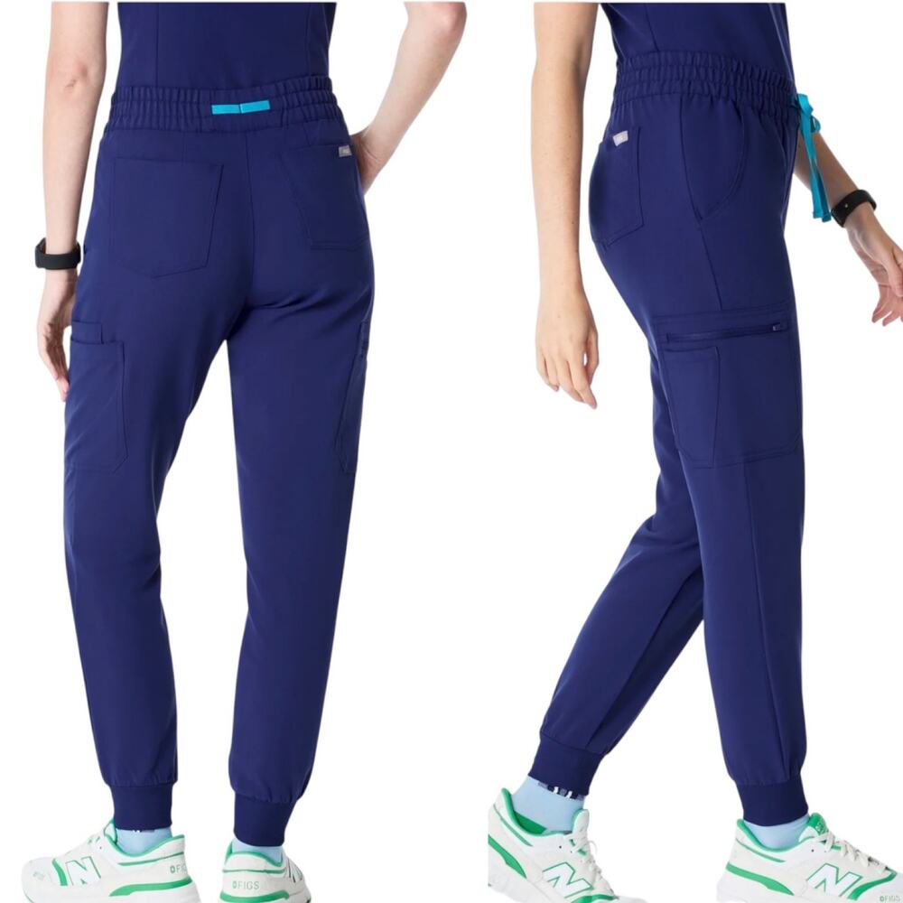 NWOT Uman Sapphire 11 POCKETS Jogger Cargo Scrub Pants Size XLP